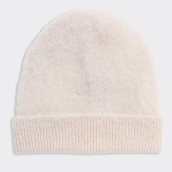 Vineyard Vines OS Ivory Marshmallow Wool Blend Knit Beanie Hat main image 7